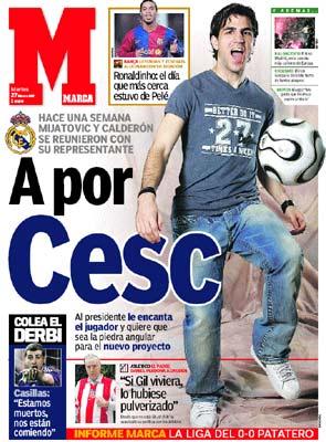 Portada Cesc en Marca Portada Cesc en Marca