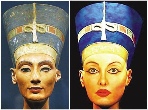 Nefertiti reencarnada en nuestros dias