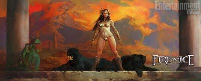 Arte conceptual de 'Fire and Ice', de Robert Rodríguez Arte conceptual de 'Fire and Ice', de Robert Rodríguez