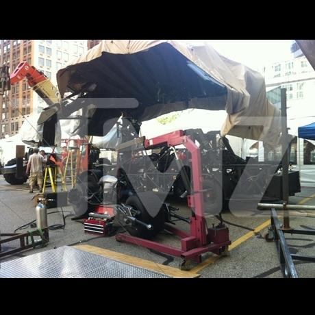 Filtrado imágenes de un Jet blindado de Batman en “The Dark Knight Rises”