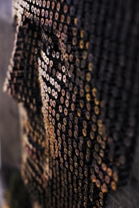 Dibujos hechos con miles de tornillos Dibujos hechos con miles de tornillos