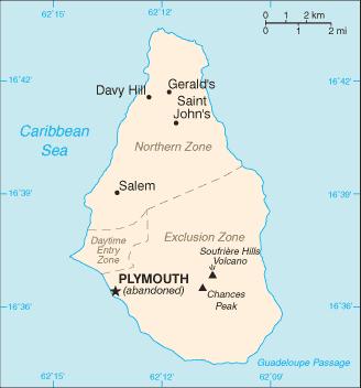 Plymouth, la crueldad del volcán Soufriere Hills.