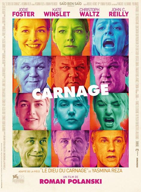 Póster internacional de 'Carnage', de Roman Polanski Póster internacional de 'Carnage', de Roman Polanski