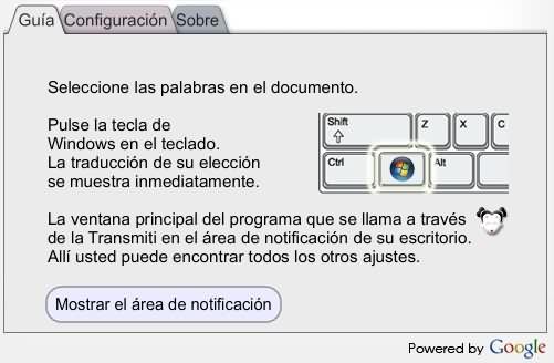 transmiti-google-traductor-en-windows-3 Transmiti: sistema de servicio de traducción de Google para Windows