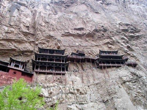 El increíble templo colgante de Hengshan El increíble templo colgante de Hengshan