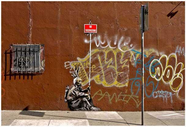 Banksy, un artista callejero.