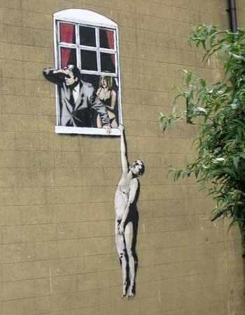 Banksy, un artista callejero.