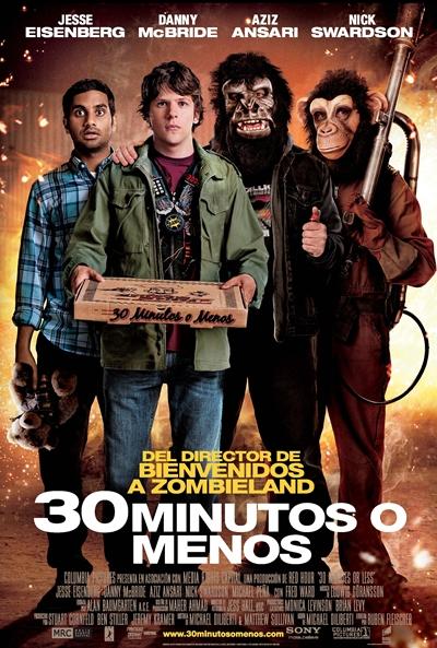 Póster español de '30 minutos o menos'