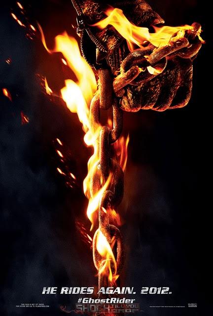 Tráiler y póster de Ghost Rider: Spirit of Vengeance... Vuelve el peluquín de Nic Cage