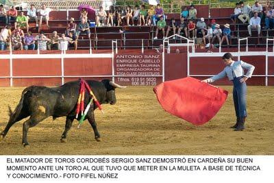 FESTIVAL TAURINO MIXTO SIN PICADORES EN CARDEÑA FESTIVAL TAURINO MIXTO SIN PICADORES EN CARDEÑA