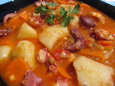 PULPO CON PATATAS