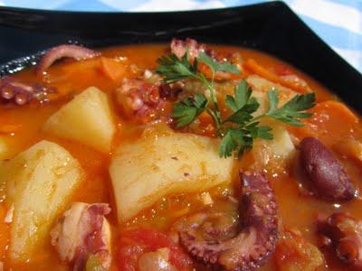 PULPO CON PATATAS