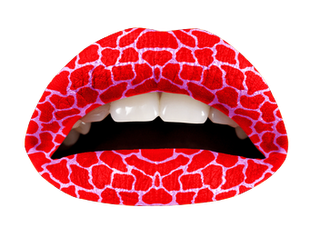 Animal Prints. Violent lips.