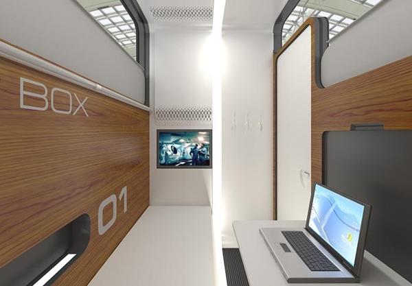 SleepBox, cabinas para dormir en los aeropuertos SleepBox, cabinas para dormir en los aeropuertos