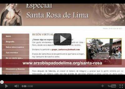 Pedidos de favores a santa Rosa de Lima