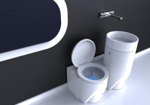 Eco-bathroom: Concepto de WC para ahorrar Agua
