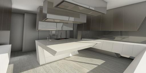 A-cero Projects Proceso creativo de una cocina ubicada en una lujosa vivienda unifamiliar de Madrid