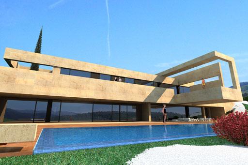 A-cero Projects A-cero realiza un proyecto para una vivienda unifamiliar situada en Salamanca (Año 2004)
