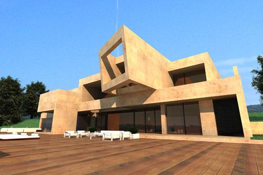 A-cero Projects A-cero realiza un proyecto para una vivienda unifamiliar situada en Salamanca (Año 2004)
