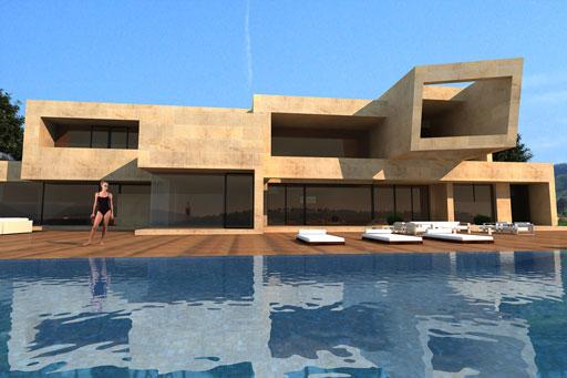 A-cero Projects A-cero realiza un proyecto para una vivienda unifamiliar situada en Salamanca (Año 2004)