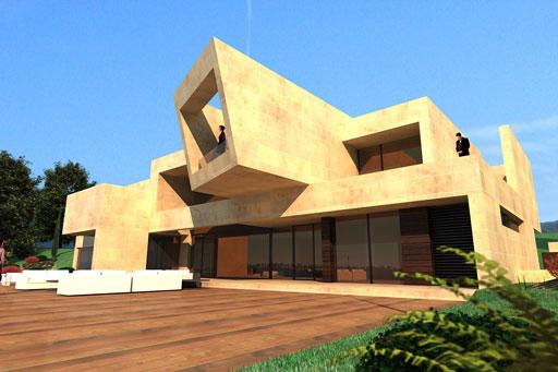 A-cero Projects A-cero realiza un proyecto para una vivienda unifamiliar situada en Salamanca (Año 2004)