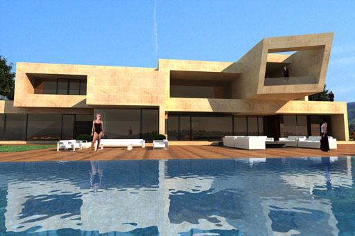 A-cero Projects A-cero realiza un proyecto para una vivienda unifamiliar situada en Salamanca (Año 2004)