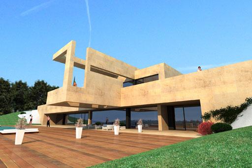 A-cero Projects A-cero realiza un proyecto para una vivienda unifamiliar situada en Salamanca (Año 2004)