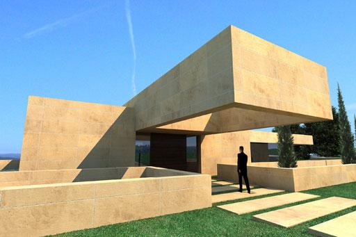 A-cero Projects A-cero realiza un proyecto para una vivienda unifamiliar situada en Salamanca (Año 2004)