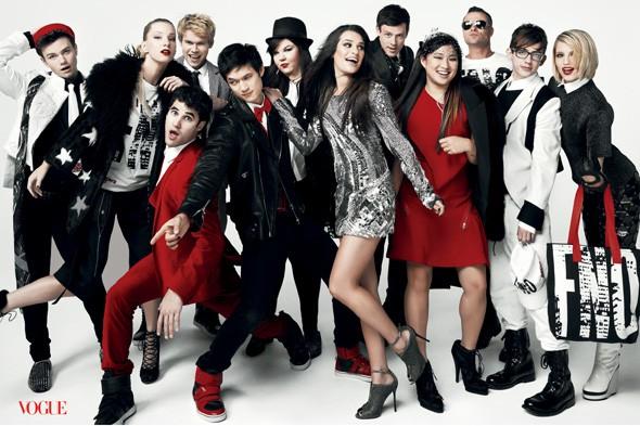 Los chicos de Glee en Vogue