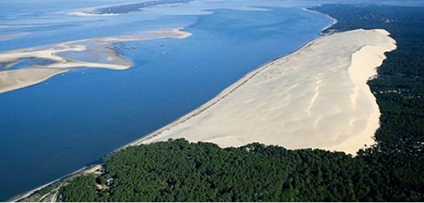 La gran duna de Pilat, Francia