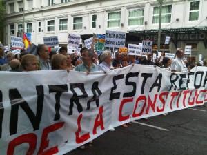 15M – Protesta contra la reforma de la constitución