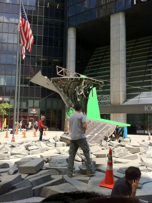 Vengadores4 Primer vistazo al set de rodaje de Nueva York de Los Vengadores