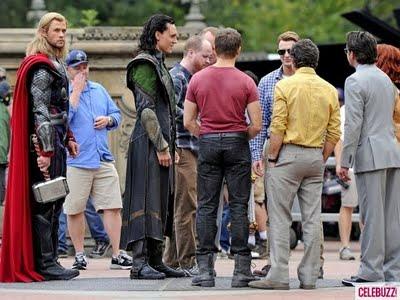 Los Vengadores se reúnen en Central Park Los Vengadores se reúnen en Central Park