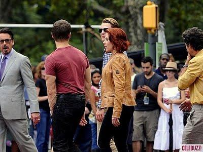Los Vengadores se reúnen en Central Park Los Vengadores se reúnen en Central Park