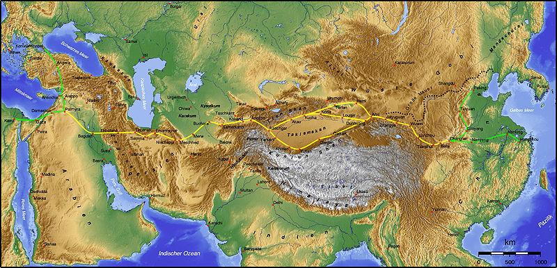 Mapa Ruta de la Seda El packaging a través de la historia: Antiguo Lejano Oriente (VII)