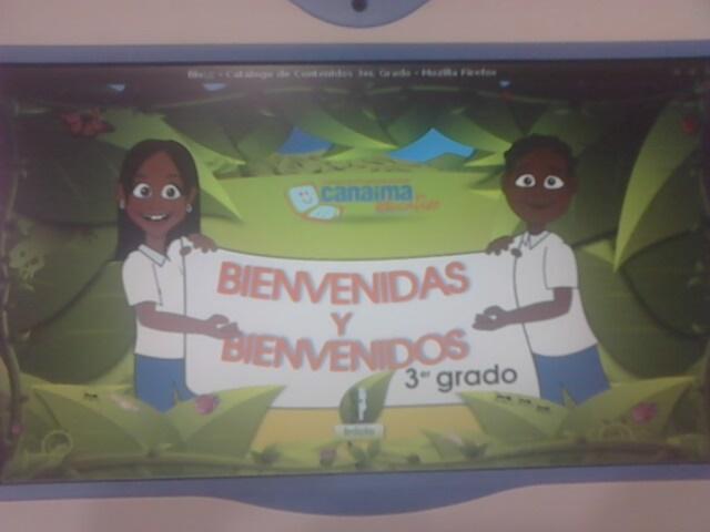 Algunas imágenes del Contenido Educativo de Canaima Algunas imágenes del Contenido Educativo de Canaima