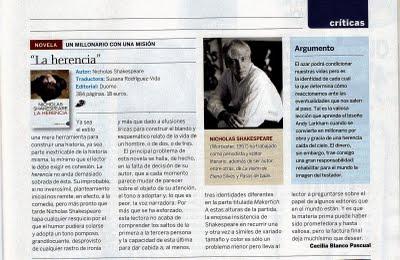 LA HERENCIA (NICHOLAS SHAKESPEARE) LA HERENCIA (NICHOLAS SHAKESPEARE)