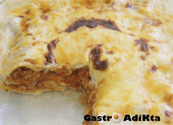 Lasaña de carne Lasaña de carne