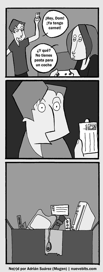 carnettonto Ned tiene el carnet