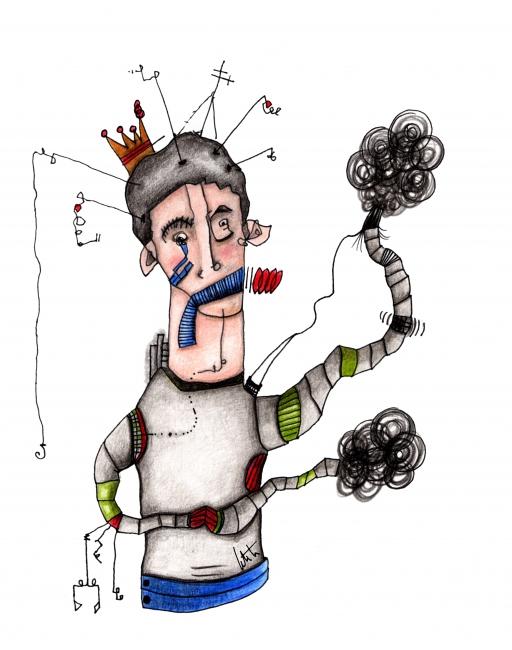 RoBoT II, de Letih. Acuarelables. Tú RoBoT