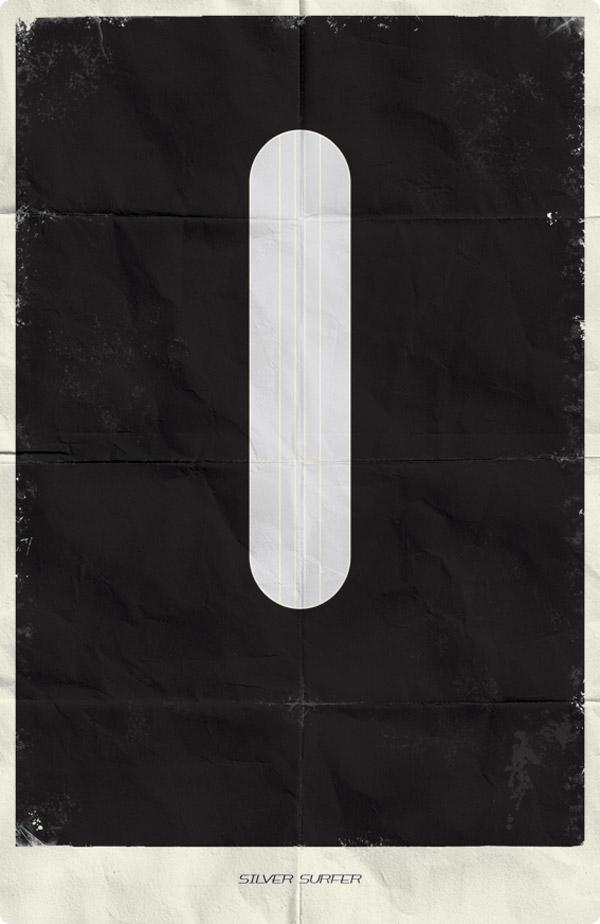 Posters Minimalistas de SuperHéroes posters superheroes