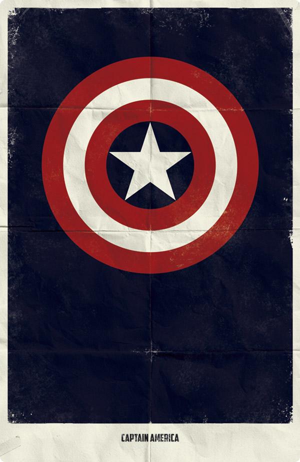 Posters Minimalistas de SuperHéroes posters superheroes