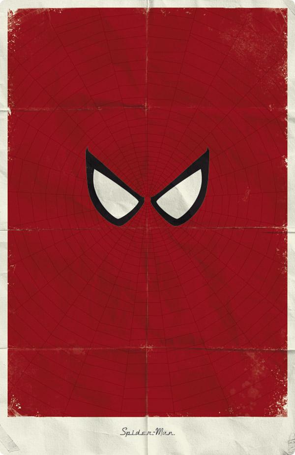 Posters Minimalistas de SuperHéroes posters superheroes