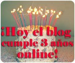 ¡¡Feliz cumpleaños, blog!! ¡¡Feliz cumpleaños a tod@s!!