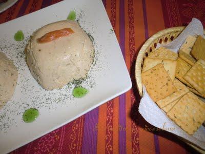 Mousse de salmón a la naranja