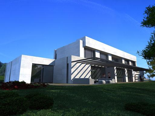 A-cero Projects Proyecto A-cero de 2 viviendas unifamiliares gemelas a las afueras de Madrid