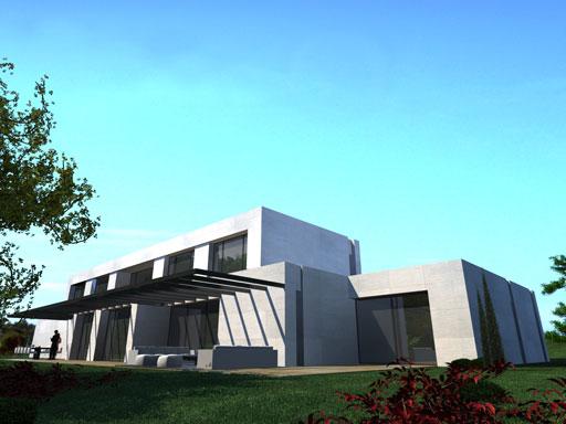 A-cero Projects Proyecto A-cero de 2 viviendas unifamiliares gemelas a las afueras de Madrid