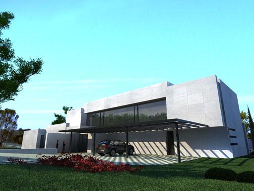 A-cero Projects Proyecto A-cero de 2 viviendas unifamiliares gemelas a las afueras de Madrid