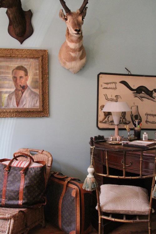 Decoración moderna con retratos antiguos Decoración moderna con retratos antiguos