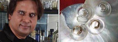 Curiosidades: Optometrista crea las primeras lentes de contacto con diamantes incrustados y chapadas en oro de 18 quilates Curiosidades: Optometrista crea las primeras lentes de contacto con diamantes incrustados y chapadas en oro de 18 quilates